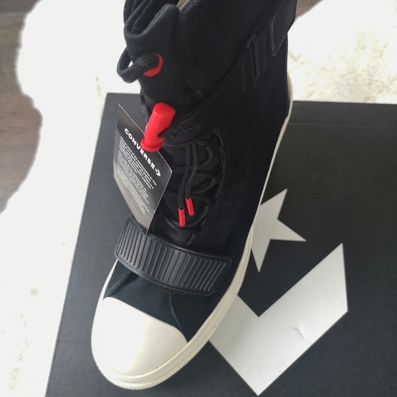 Converse Women's Chuck Taylor High Top Leather Platform Color Block Boots - Picture 10 of 13